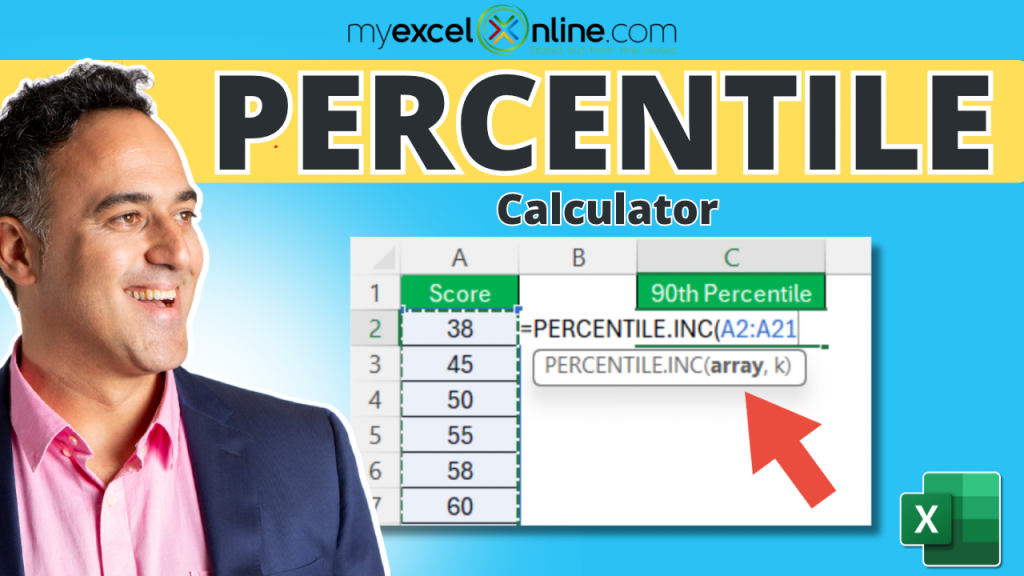 How to Find Percentile in Excel