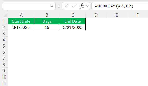 Calculate Business Days