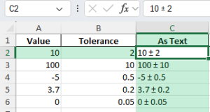 How to Insert the Plus Minus Symbol (±) in Excel – Step by Step Guide ...