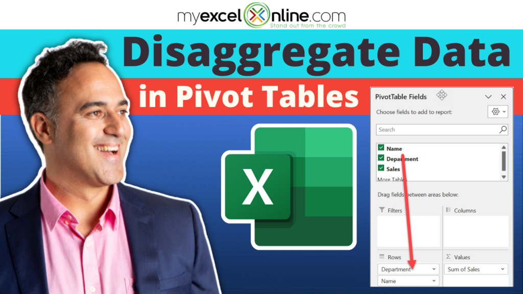 Disaggregate Data in Pivot Tables