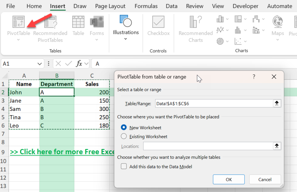 How to Disaggregate Data in Pivot Tables in Excel | MyExcelOnline