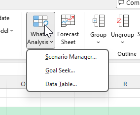 goal seek