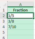 How to Convert 1/5 to a Decimal in Excel | MyExcelOnline