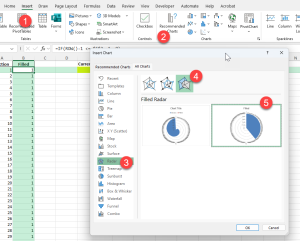 How to Make a Pie Chart with 100 Sections in Excel | MyExcelOnline