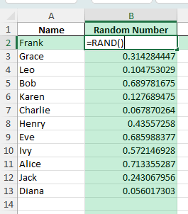random pair generator