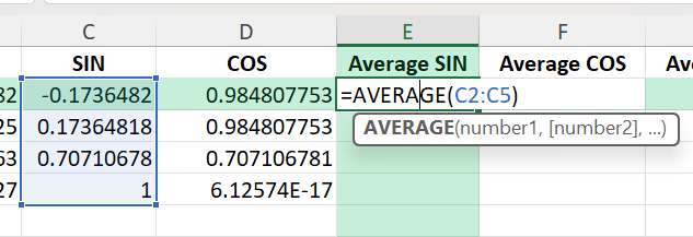 average degrees on a compass