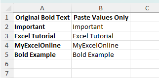 copy and paste bold text