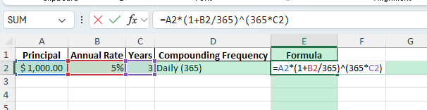 Daily Compound Interest Calculator