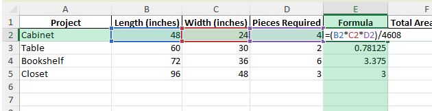 plywood calculator