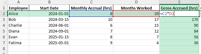pto accrual calculator