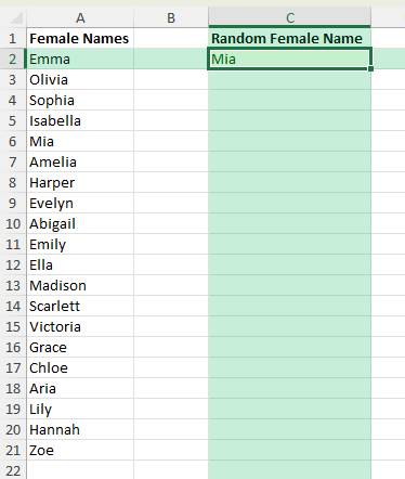 random female name generator