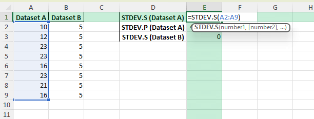 can standard deviation be negative