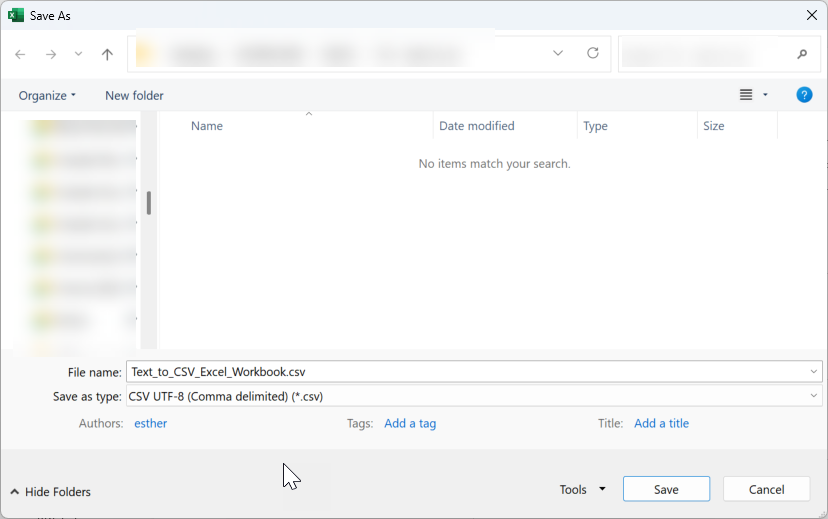 text to csv