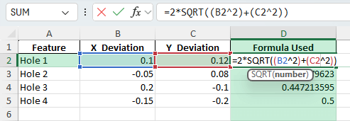 True Position Calculator