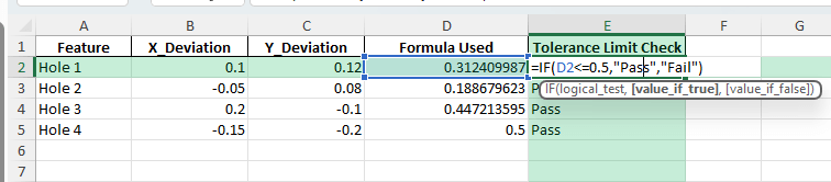 True Position Calculator