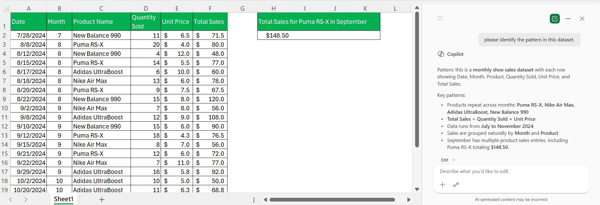 Copilot vs Excel function Copilot vs Excel function