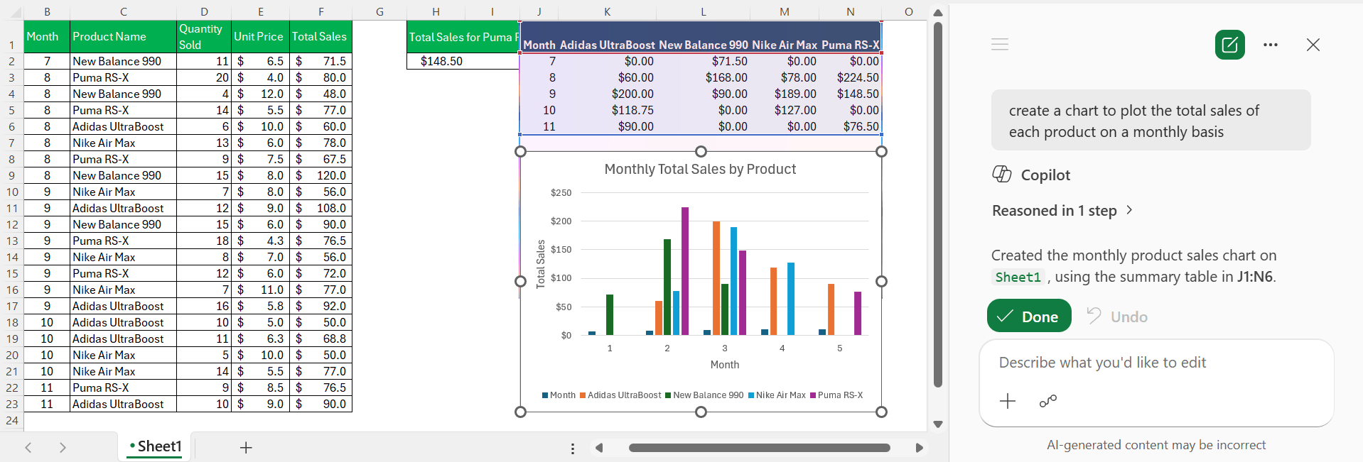 Copilot vs Excel function Copilot vs Excel function