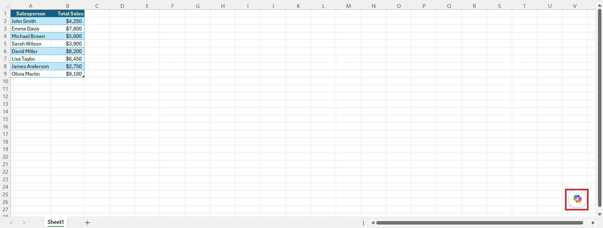 How to Use Copilot to Conditionally Format Cells in Excel