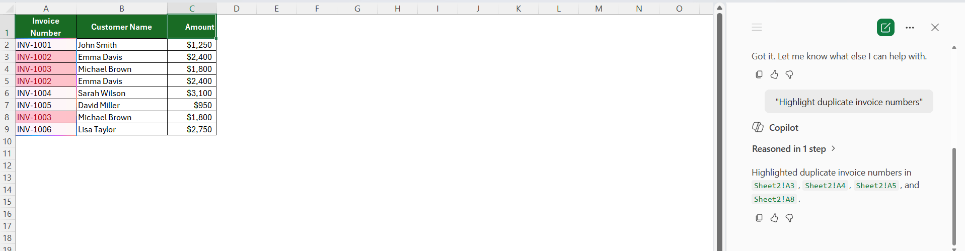How to Use Copilot to Conditionally Format Cells in Excel