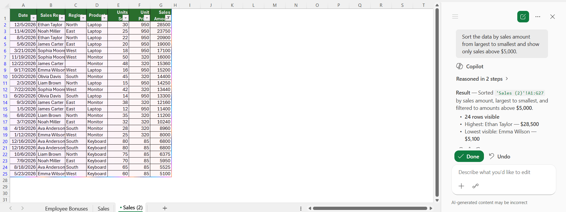 How to Use Copilot in Excel