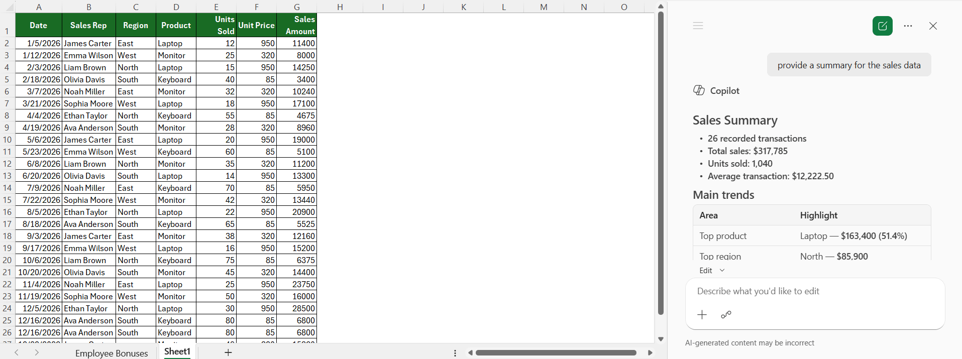 How to Use Copilot in Excel