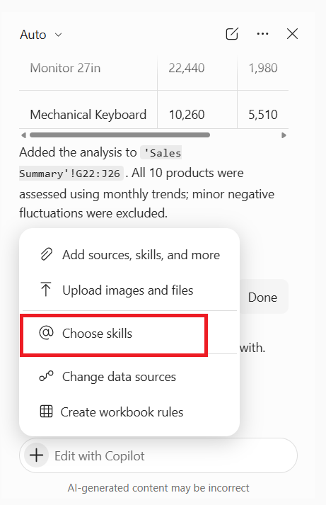 Automate Excel Tasks with Copilot