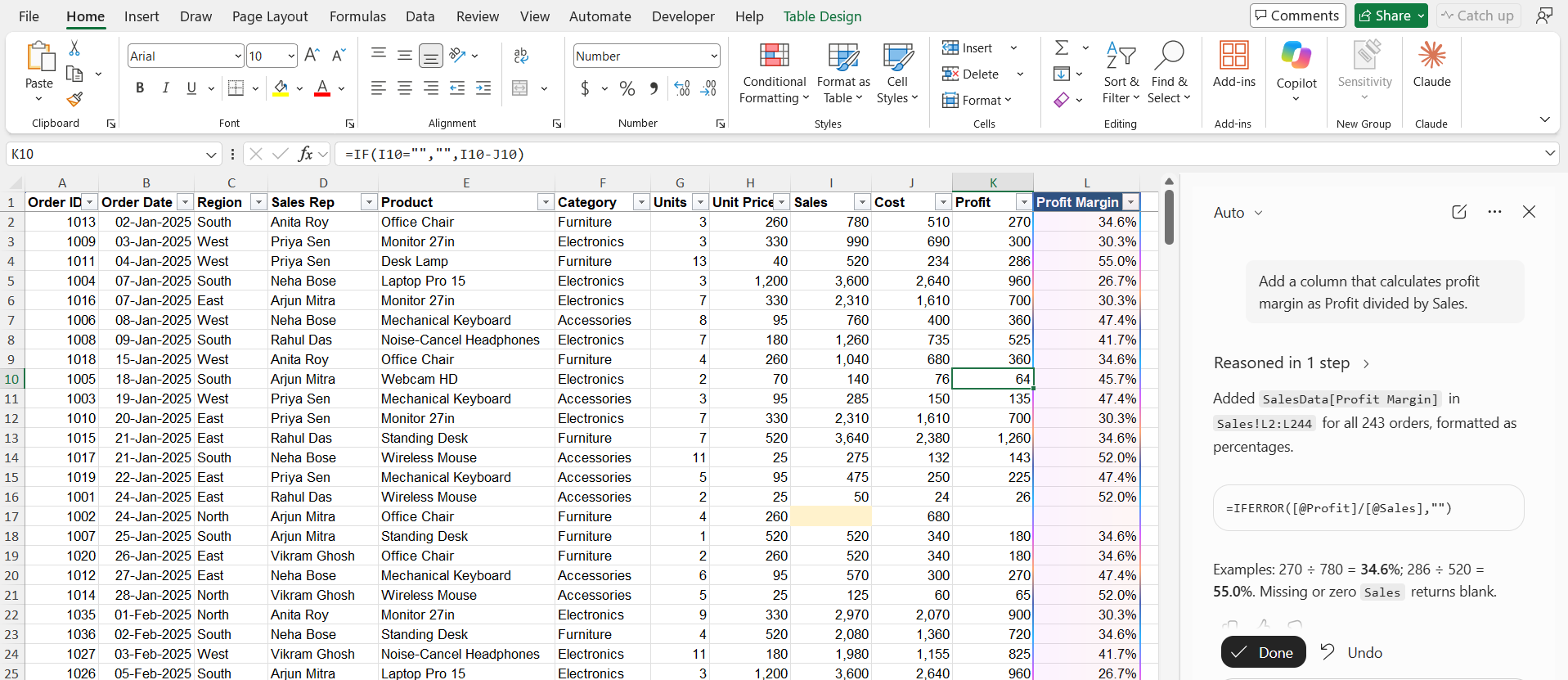 Automate Excel Tasks with Copilot