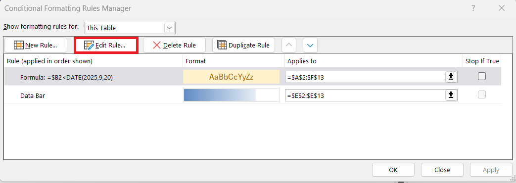 Conditional Formatting with Copilot