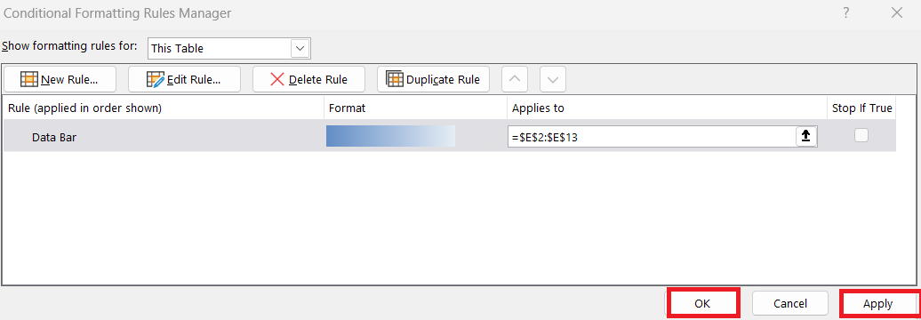Conditional Formatting with Copilot in Excel