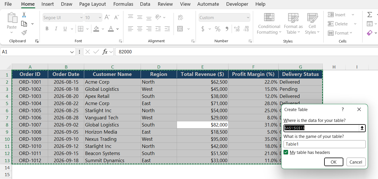 Conditional Formatting with Copilot in Excel