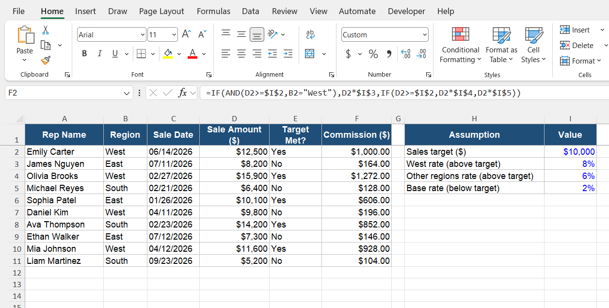 Explain Excel Formulas with Copilot