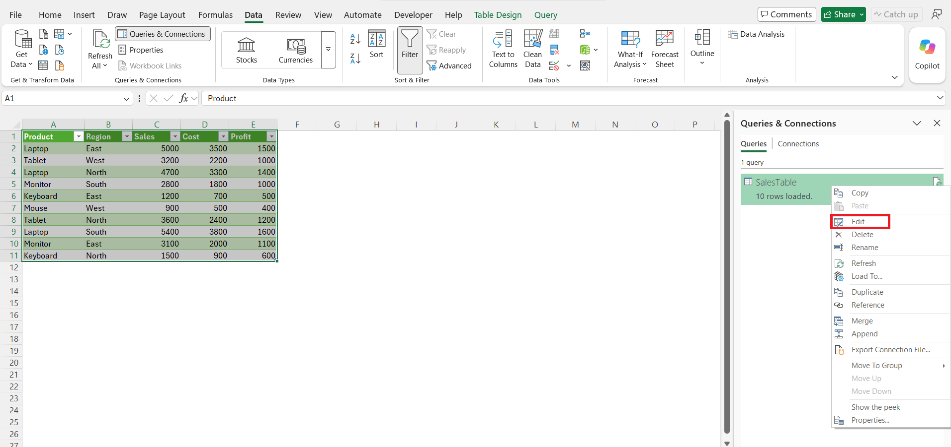 Can Copilot Use Power Query