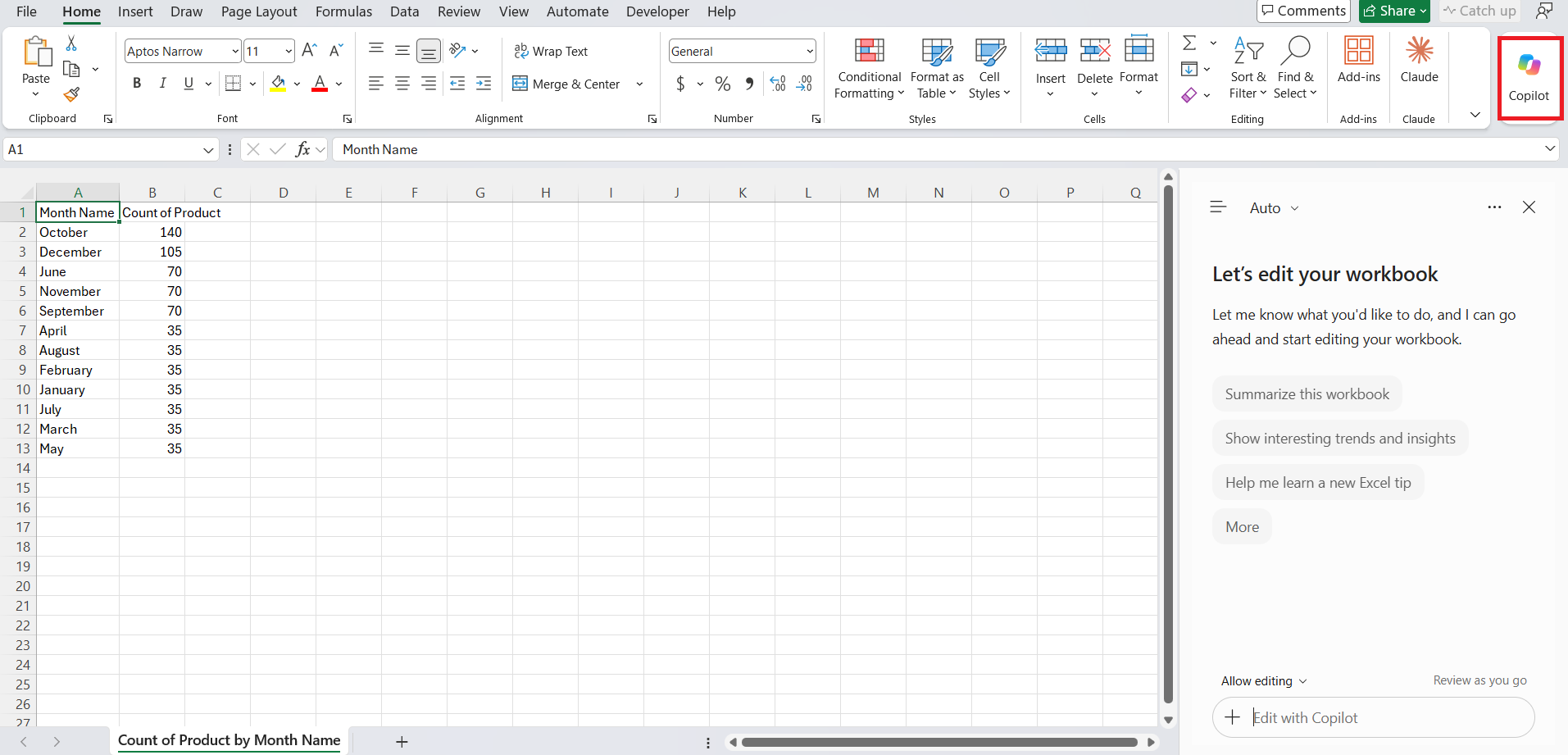How to Analyze Power BI data with Copilot in Excel 6
